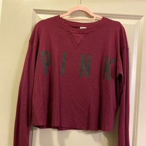 VS Pink Cropped Top